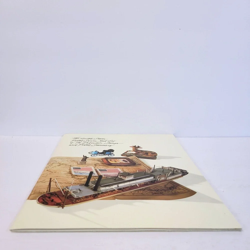 USPS Mint Set 1981 Definitive Stamps Postal Stationery Paperback Collection Book